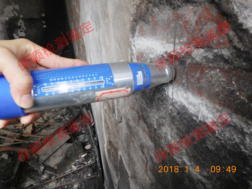 火災后房屋安全鑒定-回彈法檢測強度 火災后房屋安全鑒定-回彈法檢測強度