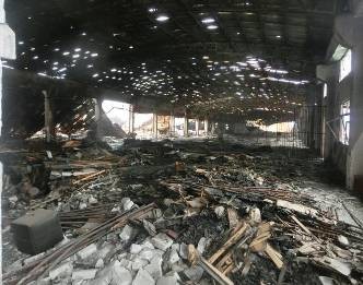 火災(zāi)后房屋現(xiàn)場 火災(zāi)后房屋現(xiàn)場